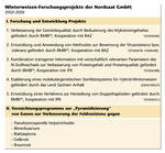 Abb. 2: Winterweizen-Forschungsprojekte der Nordsaat GmbH; 2002-2006